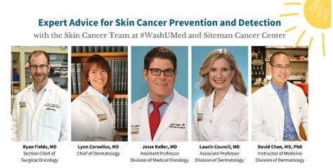 Expert Advice for Skin Cancer Prevention and Detection | Division of Dermatology | Washington ...