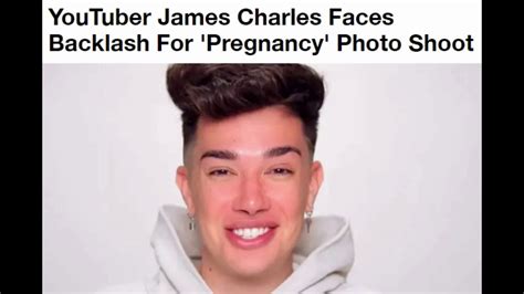 YouTuber James Charles Faces Backlash For Pregnancy Photo Shoot YouTube