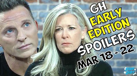 General Hospital Early Weekly Spoilers March Carly Fights For