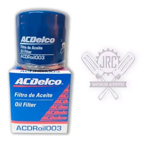 Filtro De Aceite 100 Original Chevrolet Sail 1 4 Sail 1 5