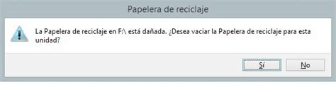 C Mo Solucionar Si La Papelera De Reciclaje Est Da Ada En Windows