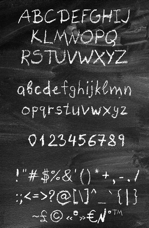 Carbon Script Chalkboard Font Chalk Font Charcoal Font Carbon Font