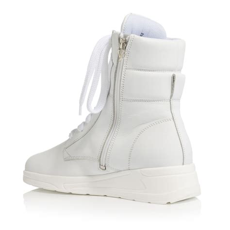 B Ware Vitaform Damen Hightop Sneaker Softnappaleder Seitl