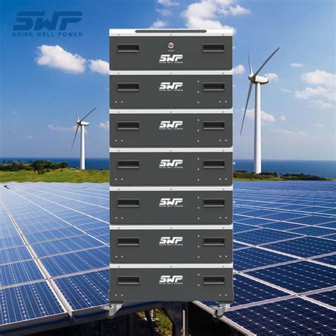 51 2V100Ah 500Ah Stackable Battery Energy System LiFePO4 Cells SWP Home