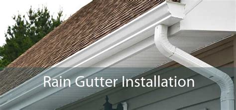 Rain Gutter Installation - Seamless Rain & Hanging Rain Gutters Installation