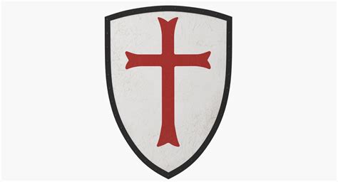 knights templar shield png