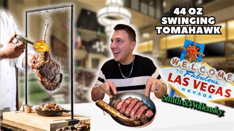 I Tried The 44oz Swinging Tomahawk At Smith Wollensky Las Vegas YouTube