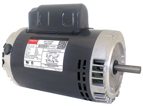 Dayton Jet Pump Motor Hp Capacitor Start Run In Nameplate Rpm