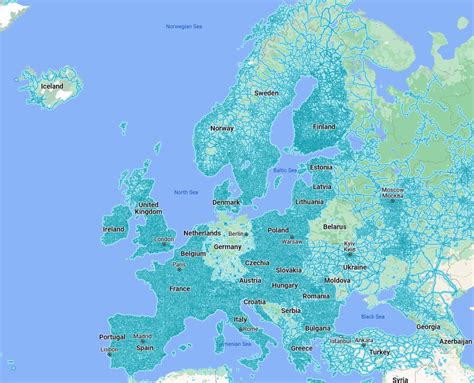 Streetview Coverage in Europe (2022) : r/MapPorn