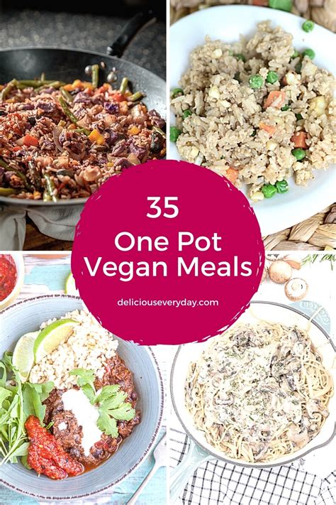 35 One Pot Vegan Meals Quick Tasty Easy Cleanup