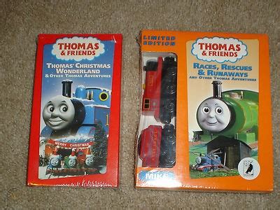 Thomas & Friends VHS tapes Plus Limited Edition "Mike" Wooden Train Toy ...