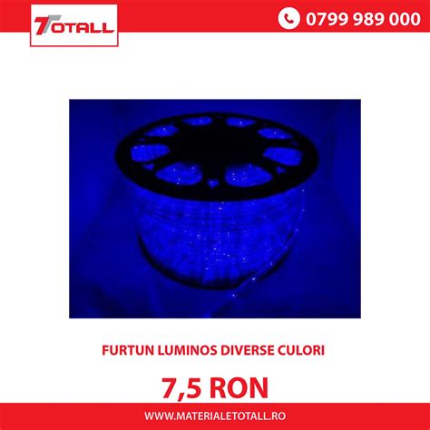 FURTUN LUMINOS DIVERSE CULORI Preț 7 5 RON Livrare din stoc