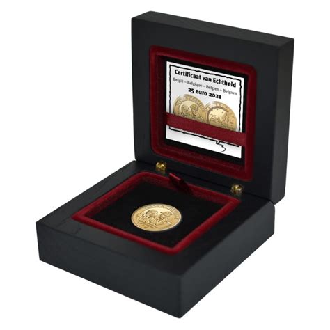 Belgi Euro Jaar Blake Mortimer Goud Proof