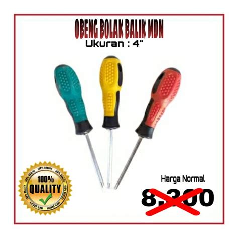 Jual Obeng Bolak Balik Warna 4 Inchi Merk MDN Di Lapak Toko Murah