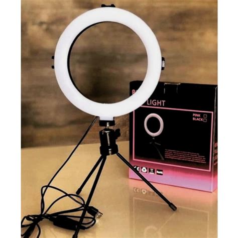 Ring Light Led Mesa Iluminador Led Cm Polegadas Trip Shopee