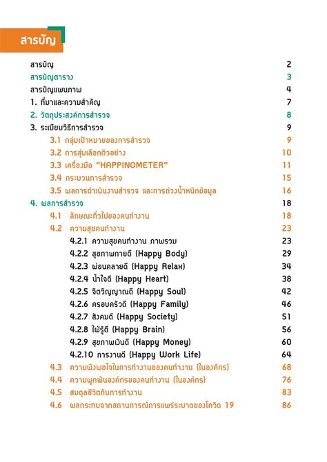 รายงานการสำรวจคุณภาพชีวิต ความสุข ความผูกพันองค์กรของคนทำงาน ในองค์กร