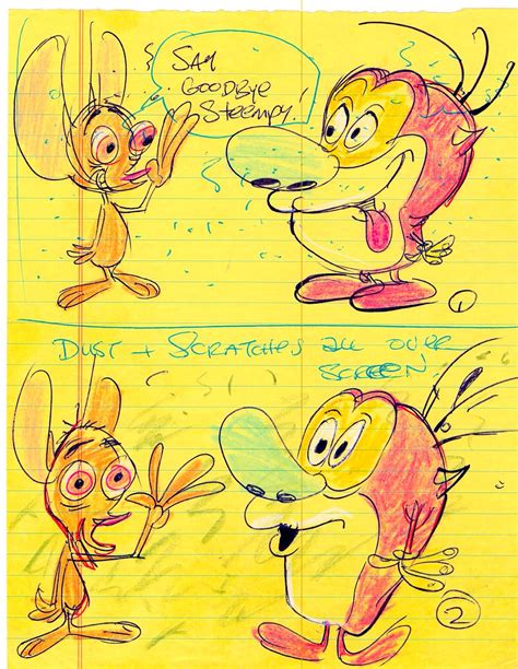 The Art Of Sp Mc On Twitter Unproduced Ren And Stimpy Goodbye