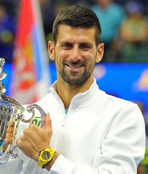 US Open Trophy 2023 Novak Djokovic 24 White Bomber Jacket