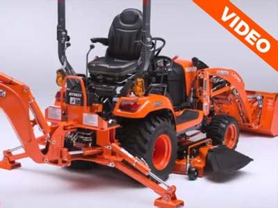 kubota bx series cda tractor