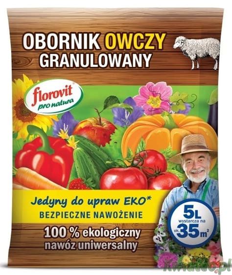 OBORNIK OWCZY 5 Litrów EKOLOGICZNY Florovit Pro Natura nawóz organiczny