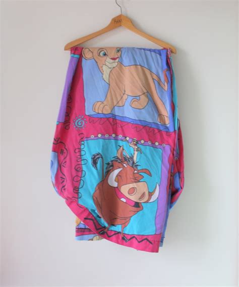 1990s Lion King Fitted Twin Sheetvintage Bedding Walt Etsy Uk