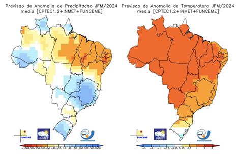 Inmet E Inpe Divulgaram Progn Stico Clim Tico Para O Ver O Em