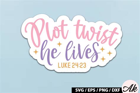 Plot Twist He Lives Luke Svg Stick Graphic By Akazaddesign