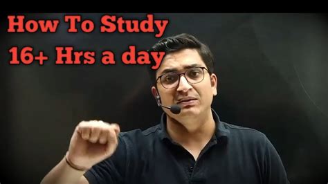 Intense Study Of Hours Pw Sachin Sir Youtube