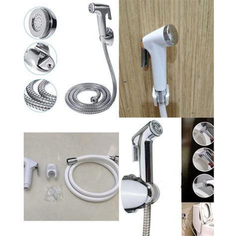 Jual MURAH Jet Shower Bidet Chrome Shower Pipis Cebok Pencet Semprot