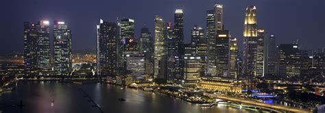 Singapore Skyline Panorama