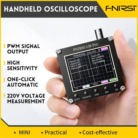 FNIRSI 138 Pro DSo152 Handheld Digital Oszilloskop 2 5 Msa S 200kHz