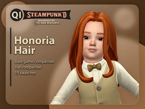 The Sims Resource Steampunked Honoria Hair