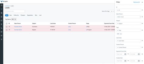 How To Add Tagging In Krayin Crm Laravel Crm
