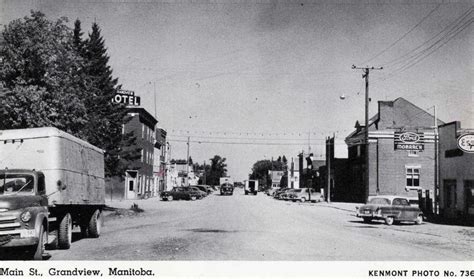 Historical photos photographs of Grandview Manitoba