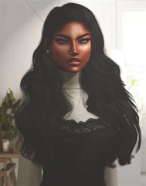 Sims 4 black girl skin overlay - kissbxe