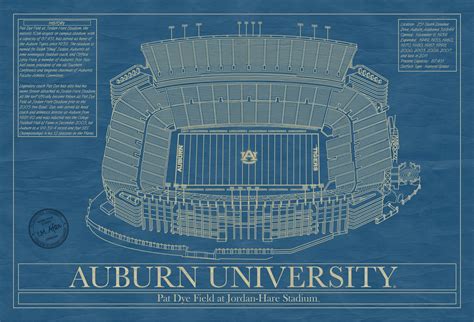 Auburn University - Jordan-Hare - Stadium Blueprint Company