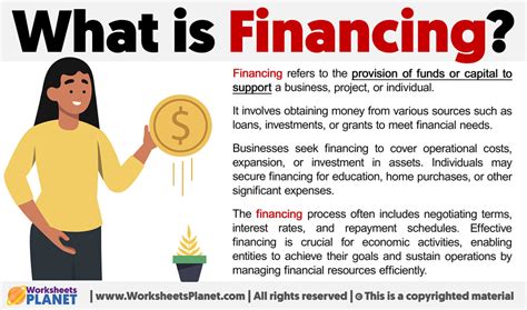 What Is Financing Definition Of Financing