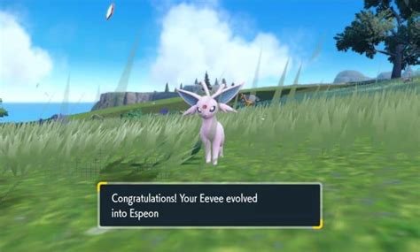 How To Evolve Eevee Into Espeon In Pokemon Scarlet And Violet