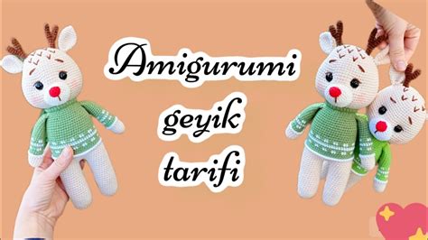 Ok Kolay Amigurumi Geyik Yap M Amigurumi Geyik Tarifi Amigurumi