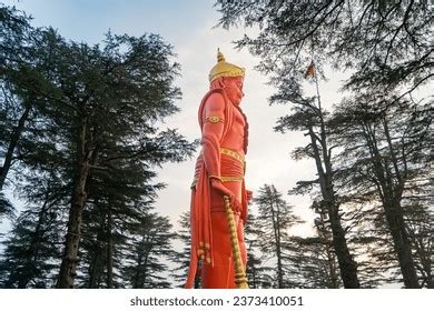 Shri Hanuman Mandir Jakhoo Hindu Deity Stock Photo 2373408871