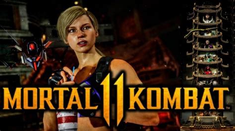 Mk11 Tank Top Cassie Cage Klassic Tower Gameplay Ending Youtube