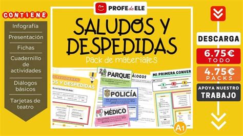 Saludos y despedidas en español ProfeDeELE Saludos Conversacion en