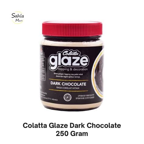 Jual Colatta Glaze Dark Chocolate Shopee Indonesia