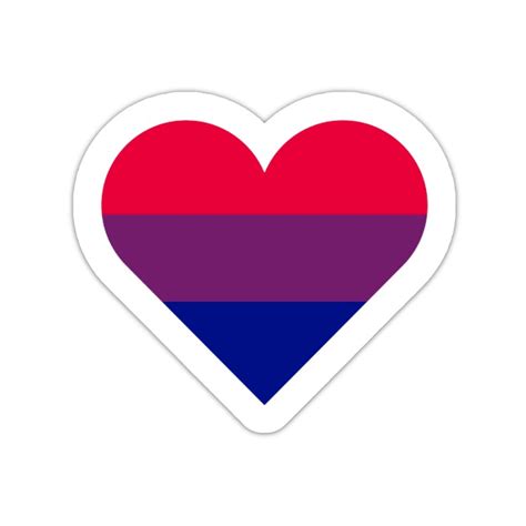 Bisexual Pride Sticker Bisexual Sticker Bisexual Flag Etsy