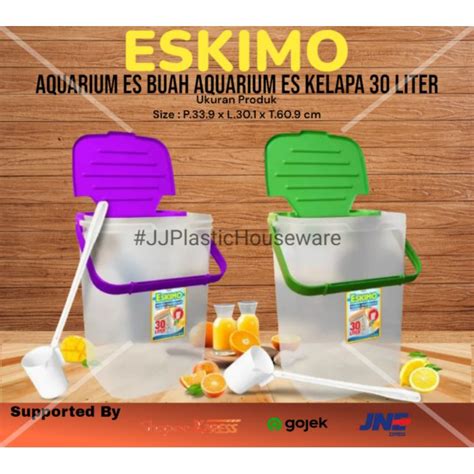 Jual Aquarium Es Kelapa Aquarium Es Buah Wadah Tempat Es Buah Toples Es