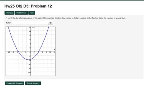 Solved Hw Obj D Problem Previous Problem Listnext Chegg