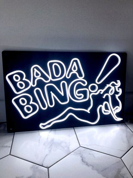 Bada Bing - Neon Sign – Pirate Copy Club