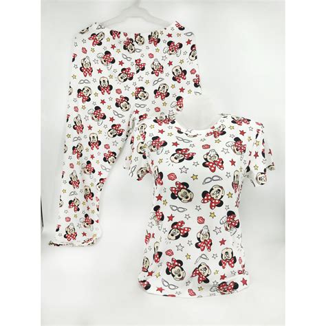 Minnie Mouse Pajama Set For Adult Shopee Malaysia