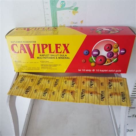 Jual Caviplex Multivitamin Strip Tablet Shopee Indonesia