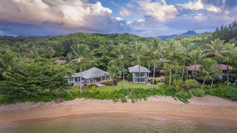 Anini Beach Front Home Luxury Villa In Kauai Hawaii